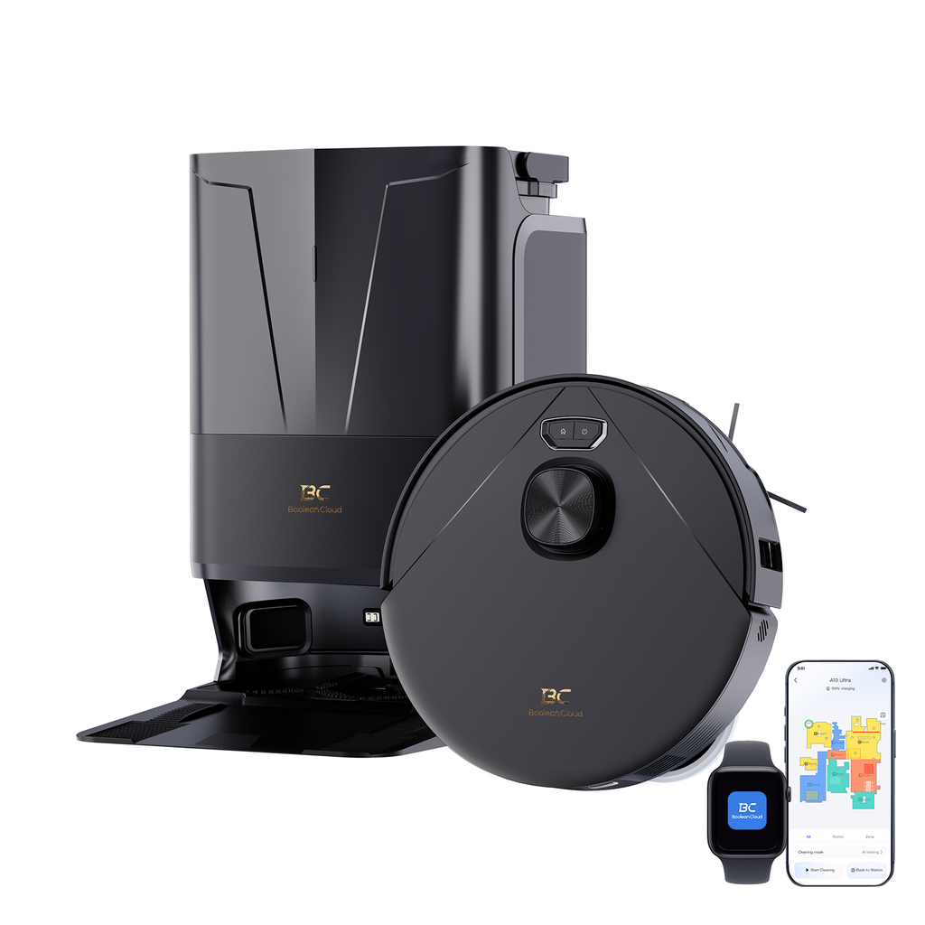 A Bcdroid A10 Ultra 2026 Flagship with 3 First INNO: 1Detachable Brush(Save Knees), 2Deodorizing(Save Nose), 3Dual-Water Pipeline | AI Cam, Two-Way Audio, Pet Finder | Auto Wash/Dry, Self-Empty, Multi-Map | US/AU/EU Socket equipped| Ships in 1 Day